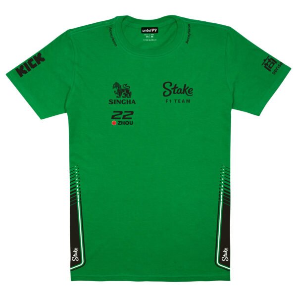 Camiseta Formula 1 Stake Kick Sauber Zhou 2024 - Image 3